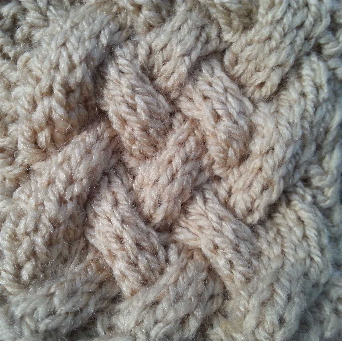 Oxo cable knitting pattern