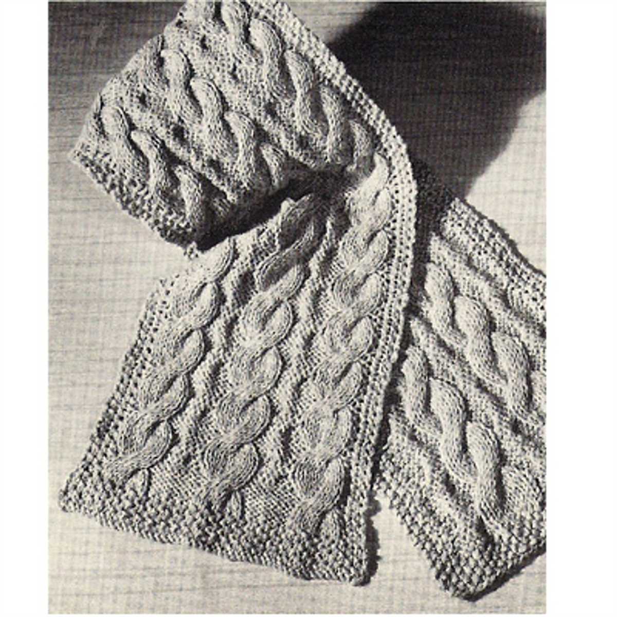 Cable scarf knitting pattern free