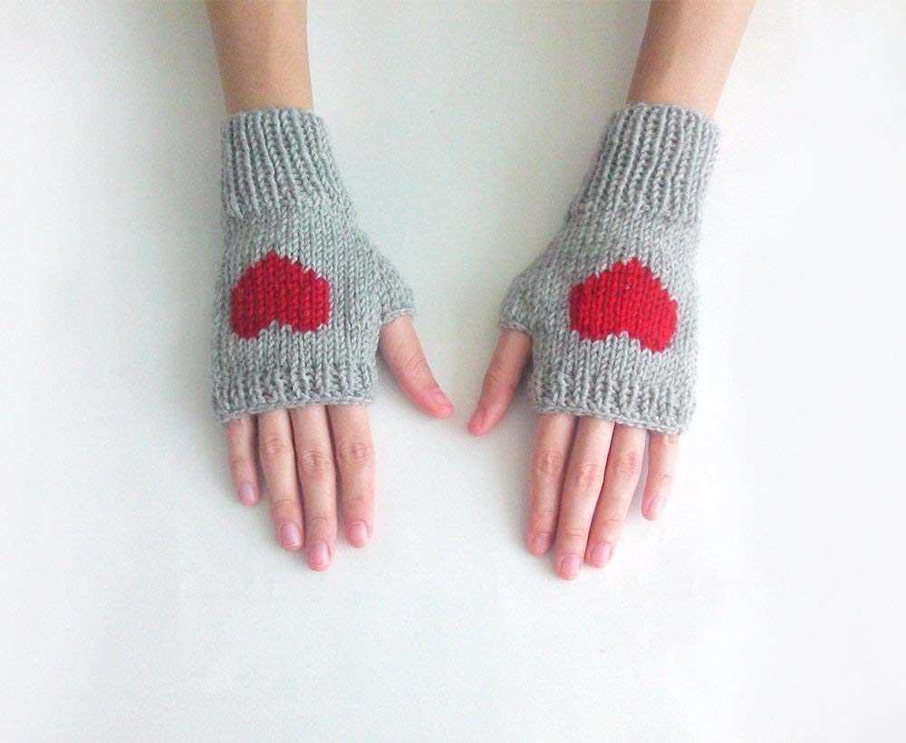 Free knit fingerless gloves pattern