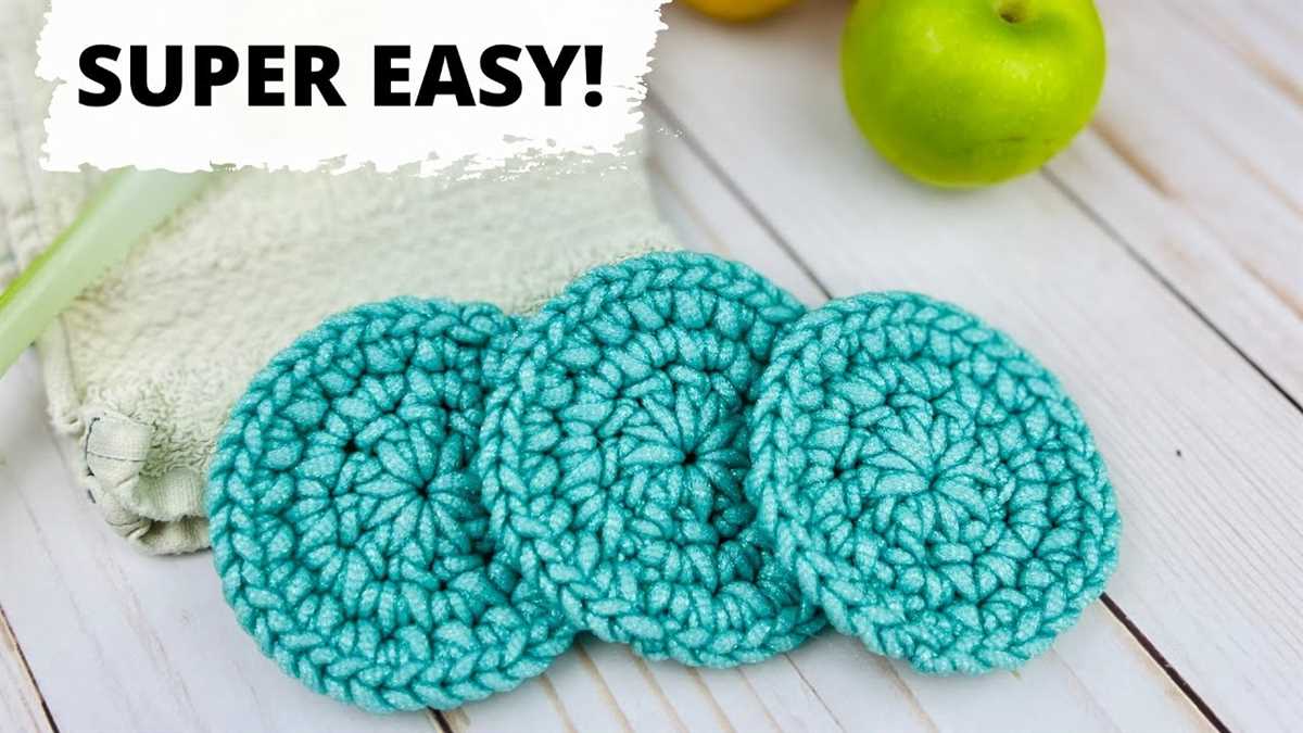 Knitted dish scrubbie pattern