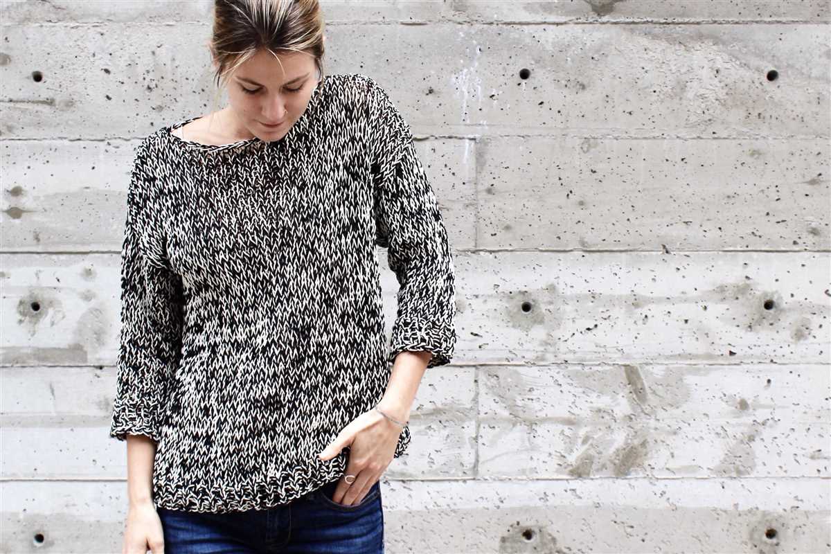 Knit sweater pattern easy