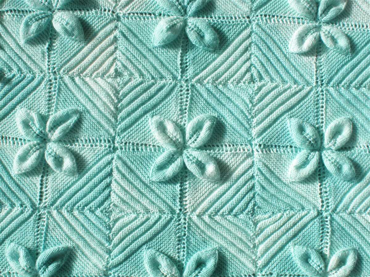 Leaf blanket knitting pattern free