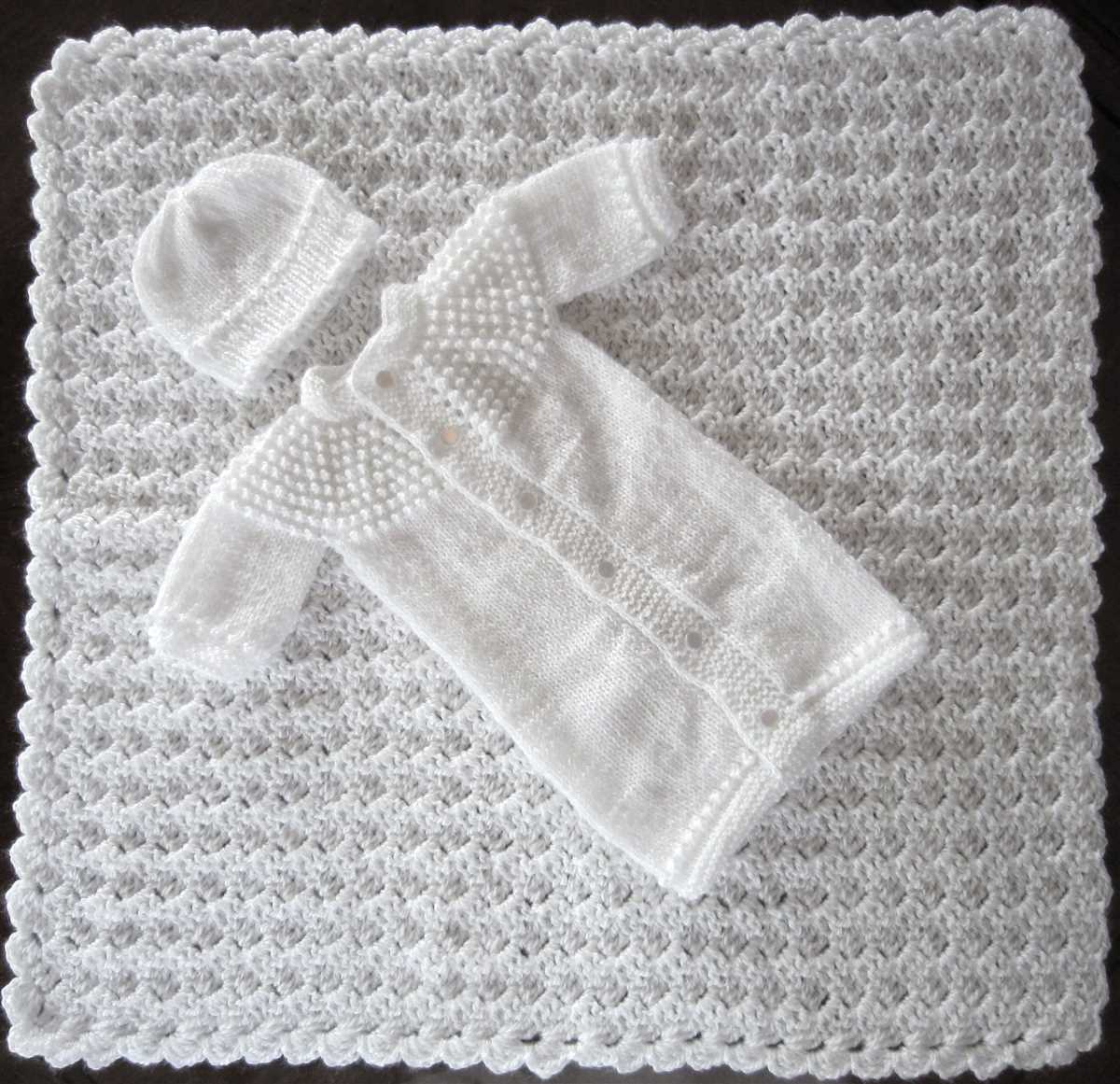 Christening blanket knitting pattern