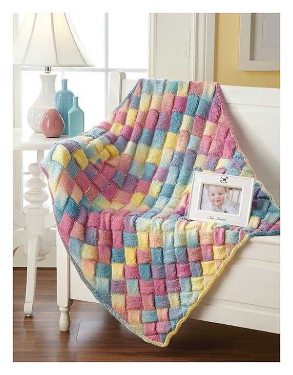 Free knitted lovey blanket pattern