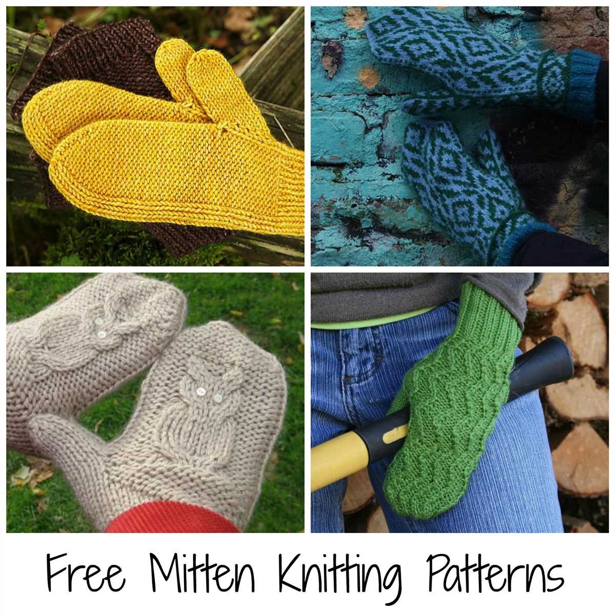Mens mittens knitting pattern free