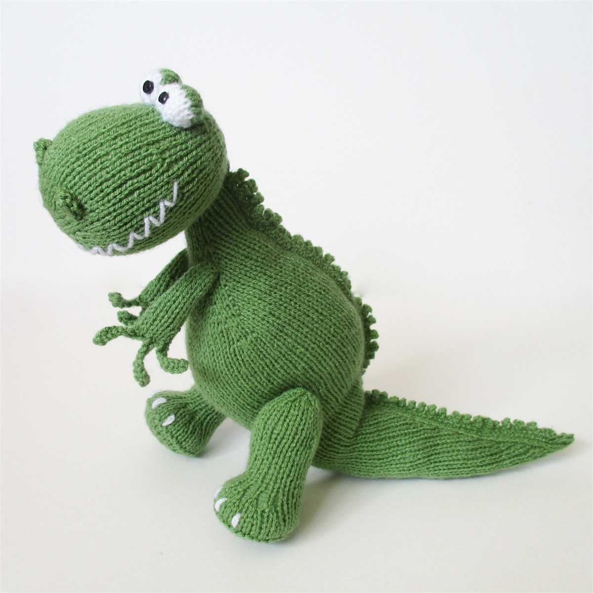 Patons dinosaur knitting pattern