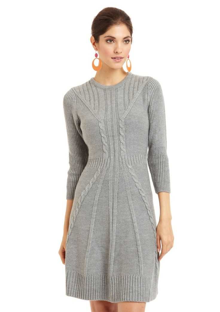 Long sleeve knit dress pattern