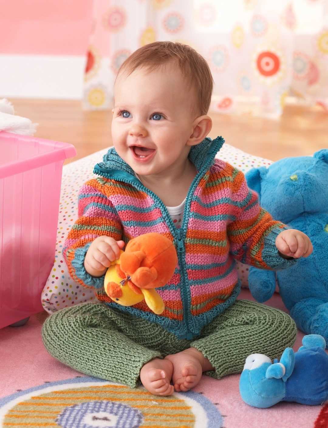 Easy baby sweater knitting pattern free