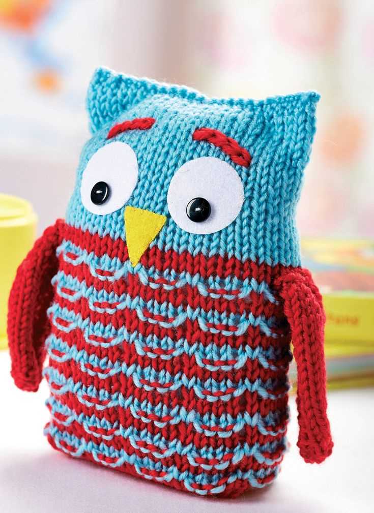 Owl toy knitting pattern