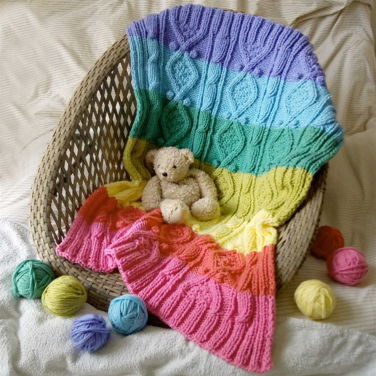 Knitting patterns for children's blankets