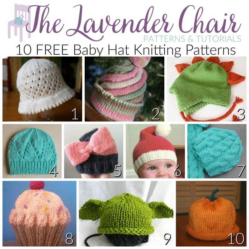 Basic knit cap pattern