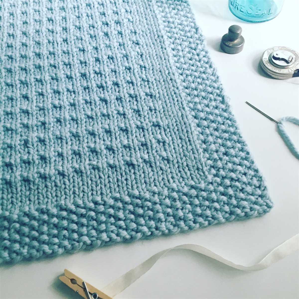 Blanket stitch knitting patterns