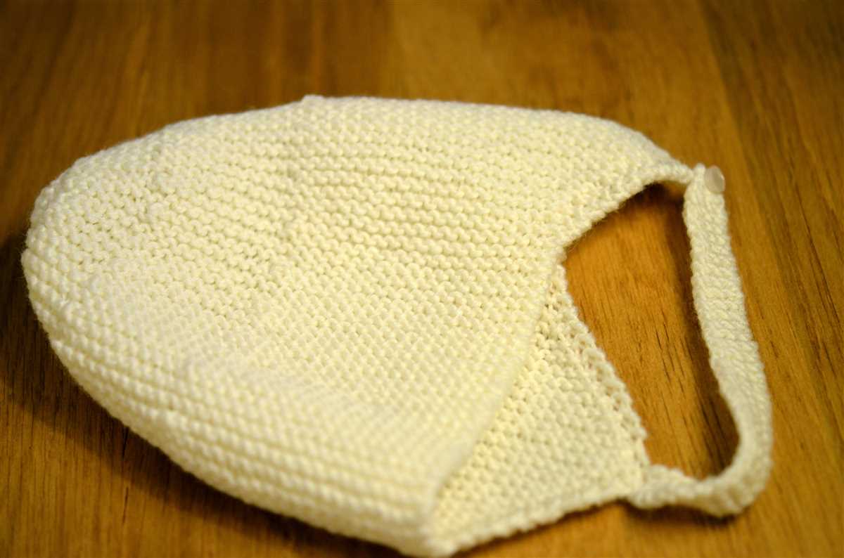 Wool cap knitting pattern