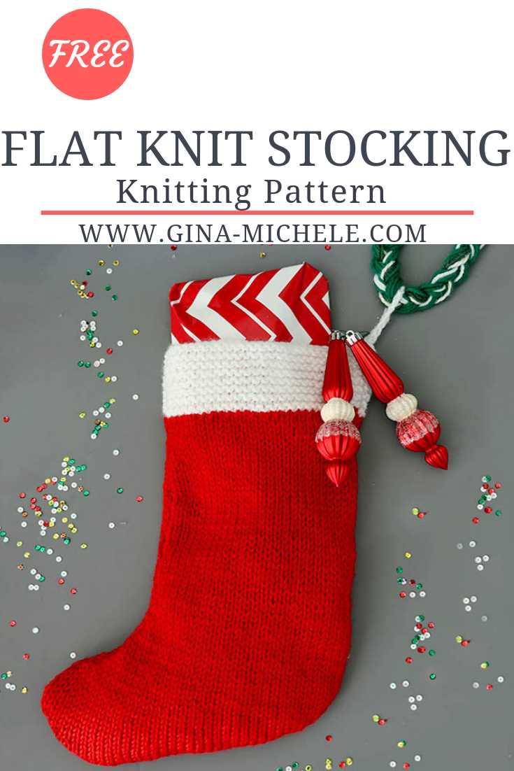 Knit patterns christmas stockings