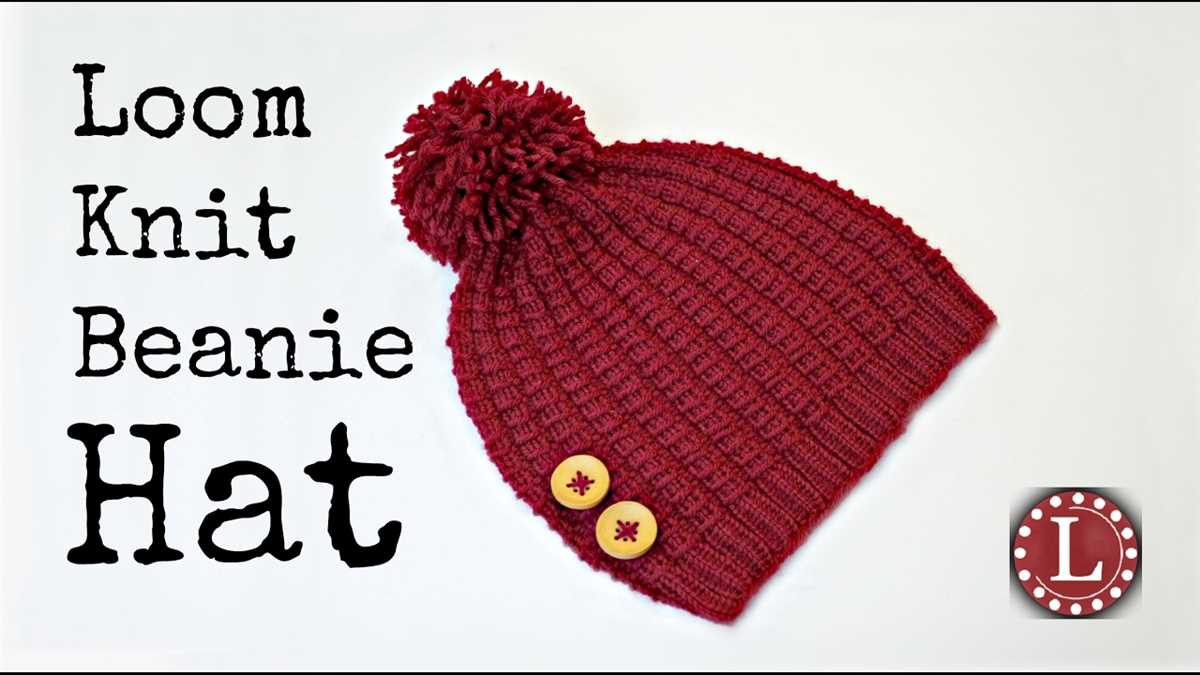 Ribbed brim knit hat pattern