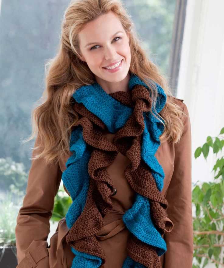 Potato chip scarf knit pattern
