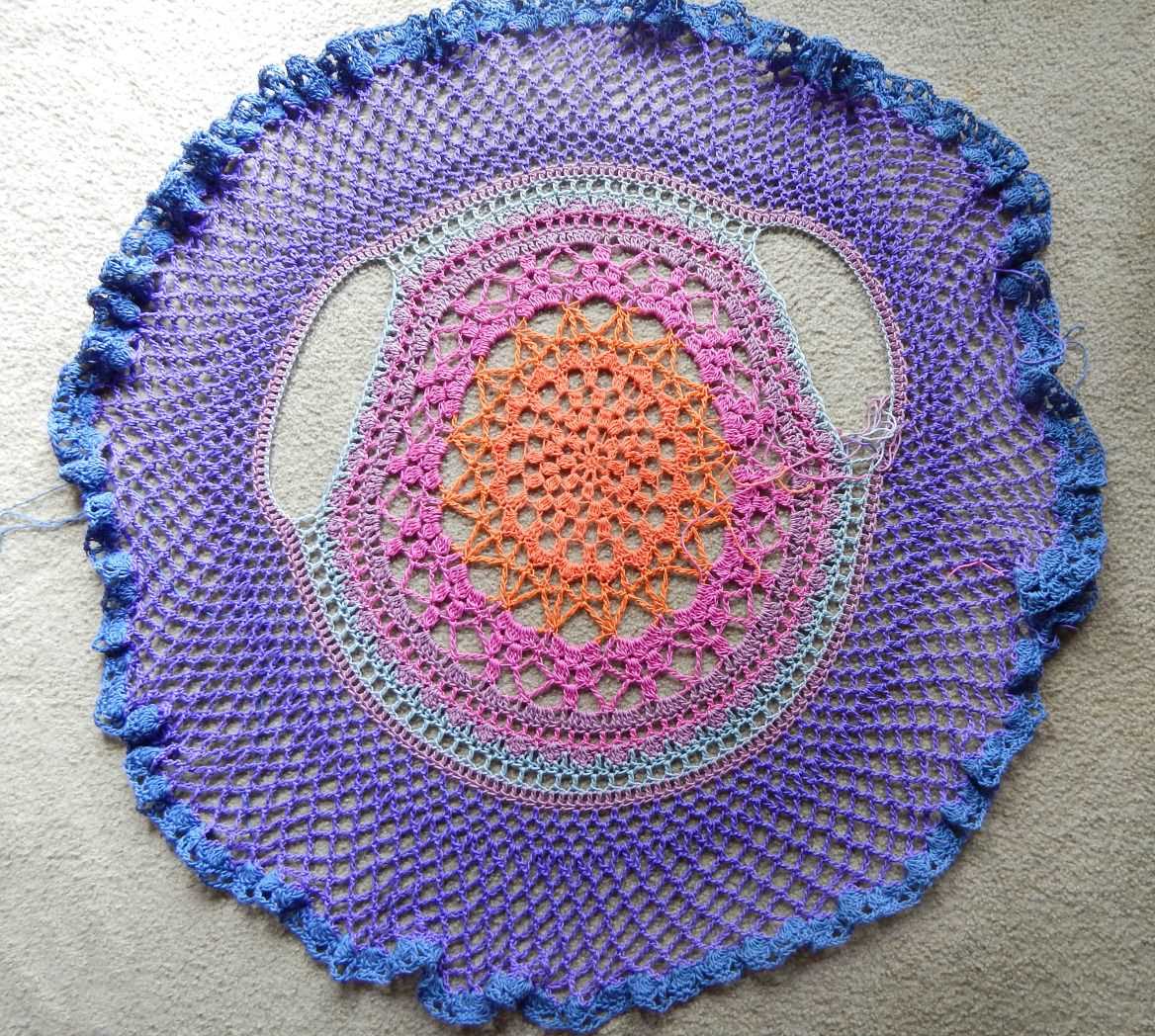 Circle vest knitting pattern