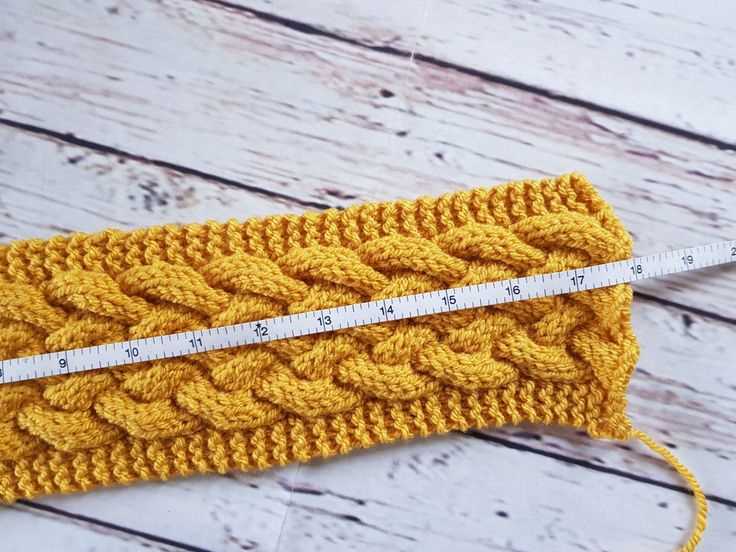 Cable headband free knitting pattern