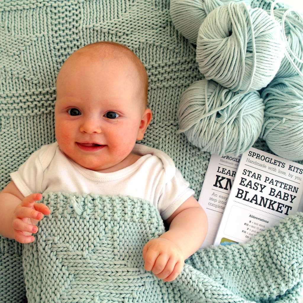 Knit baby blanket patterns