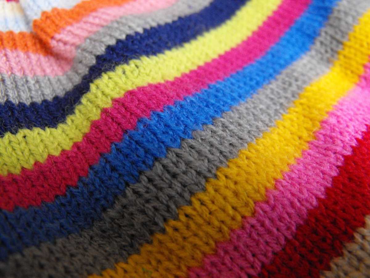 Yarn patterns knitting