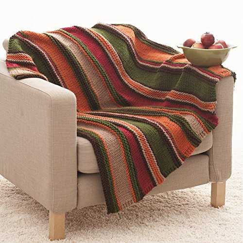 Simple chunky blanket knitting pattern