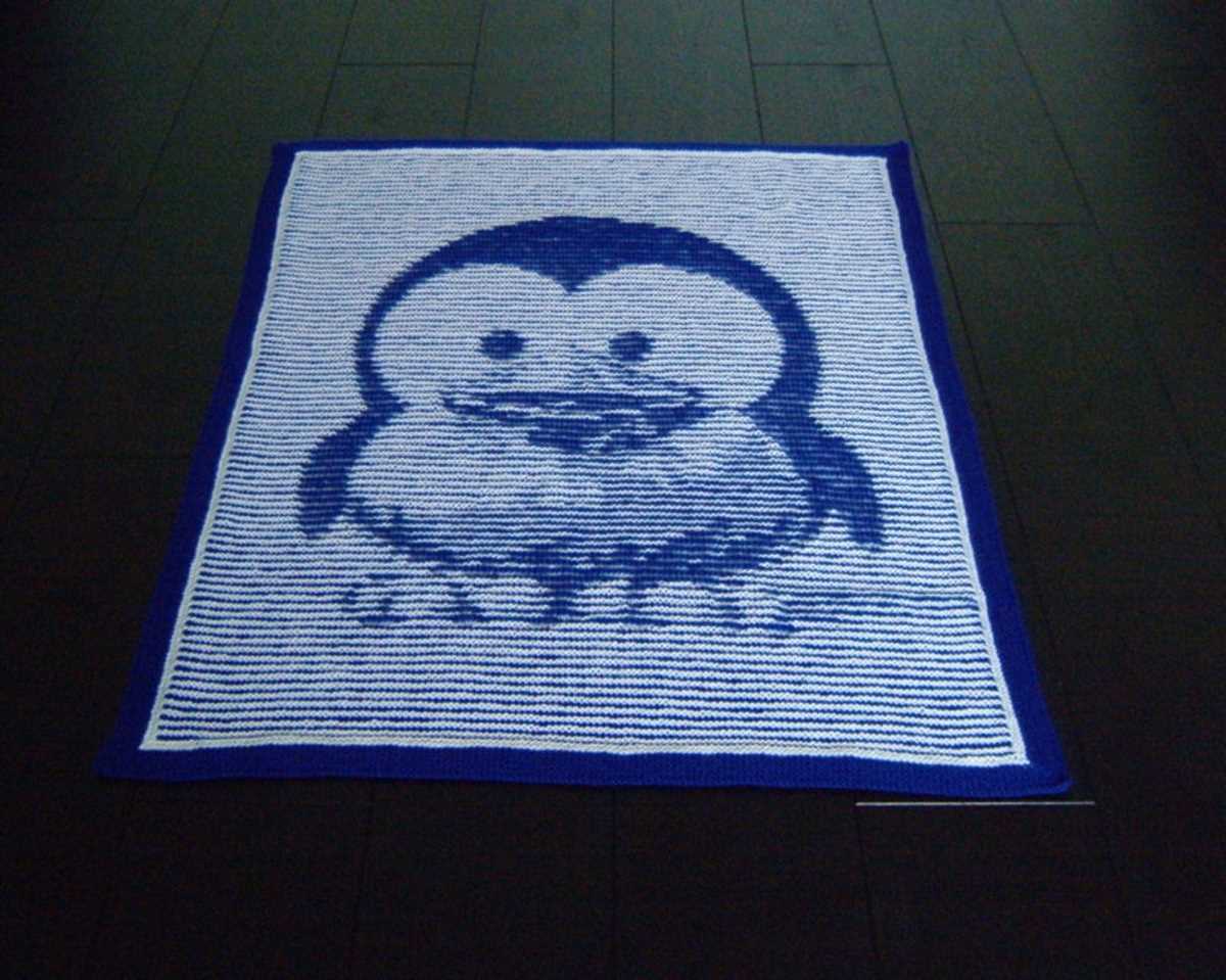 Illusion knitting pattern