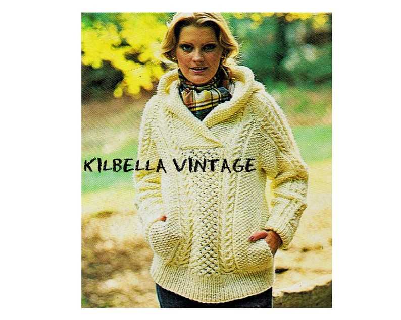 Womens hooded cardigan knitting pattern