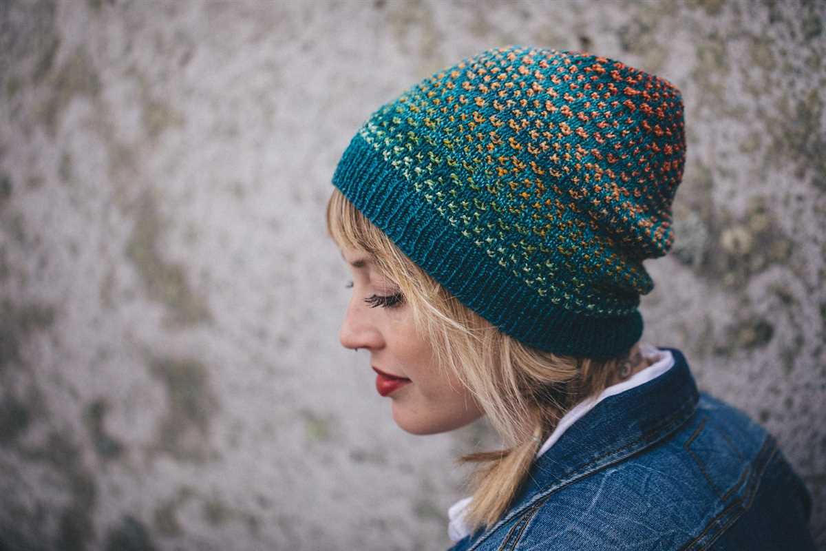 Big hat knitting pattern