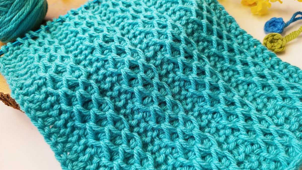 Honeycomb stroller blanket knitting pattern