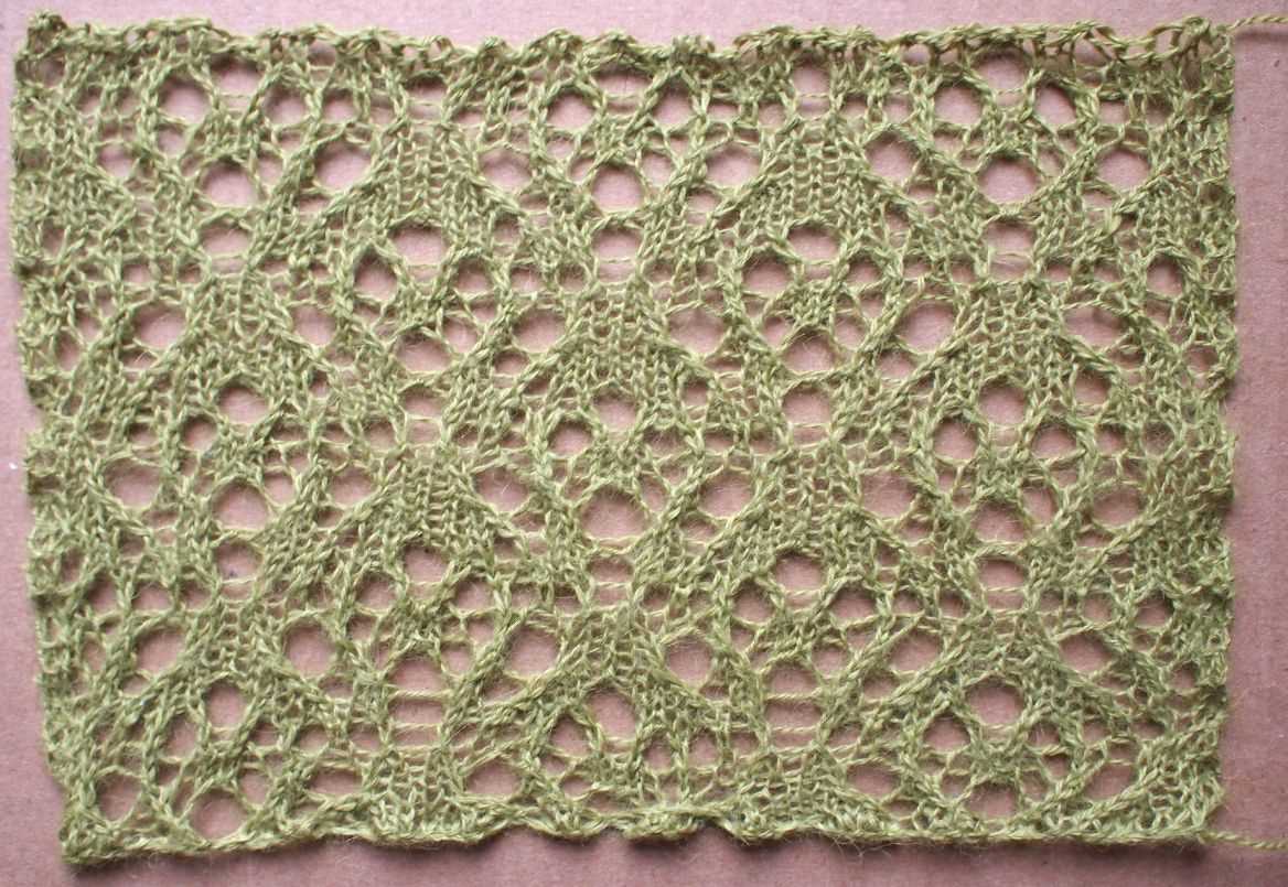 Knit lace pattern free