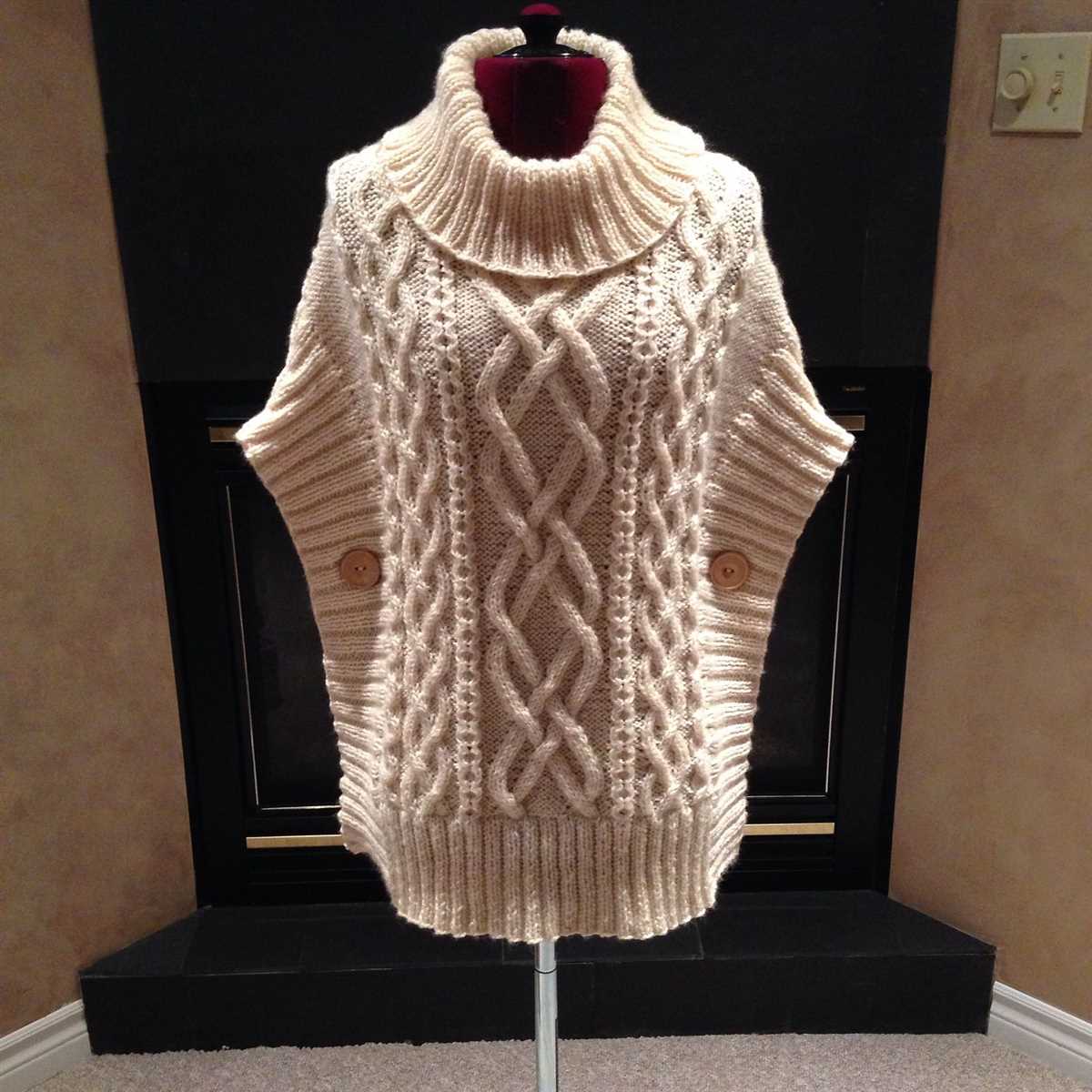 Cape knitting pattern