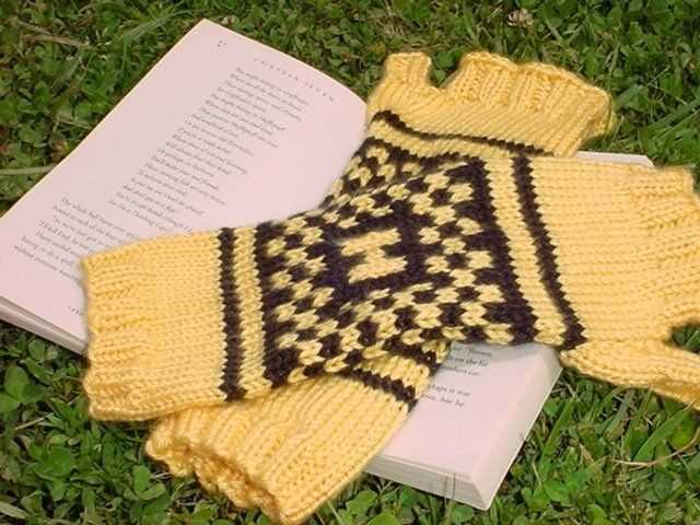Hufflepuff scarf knitting pattern