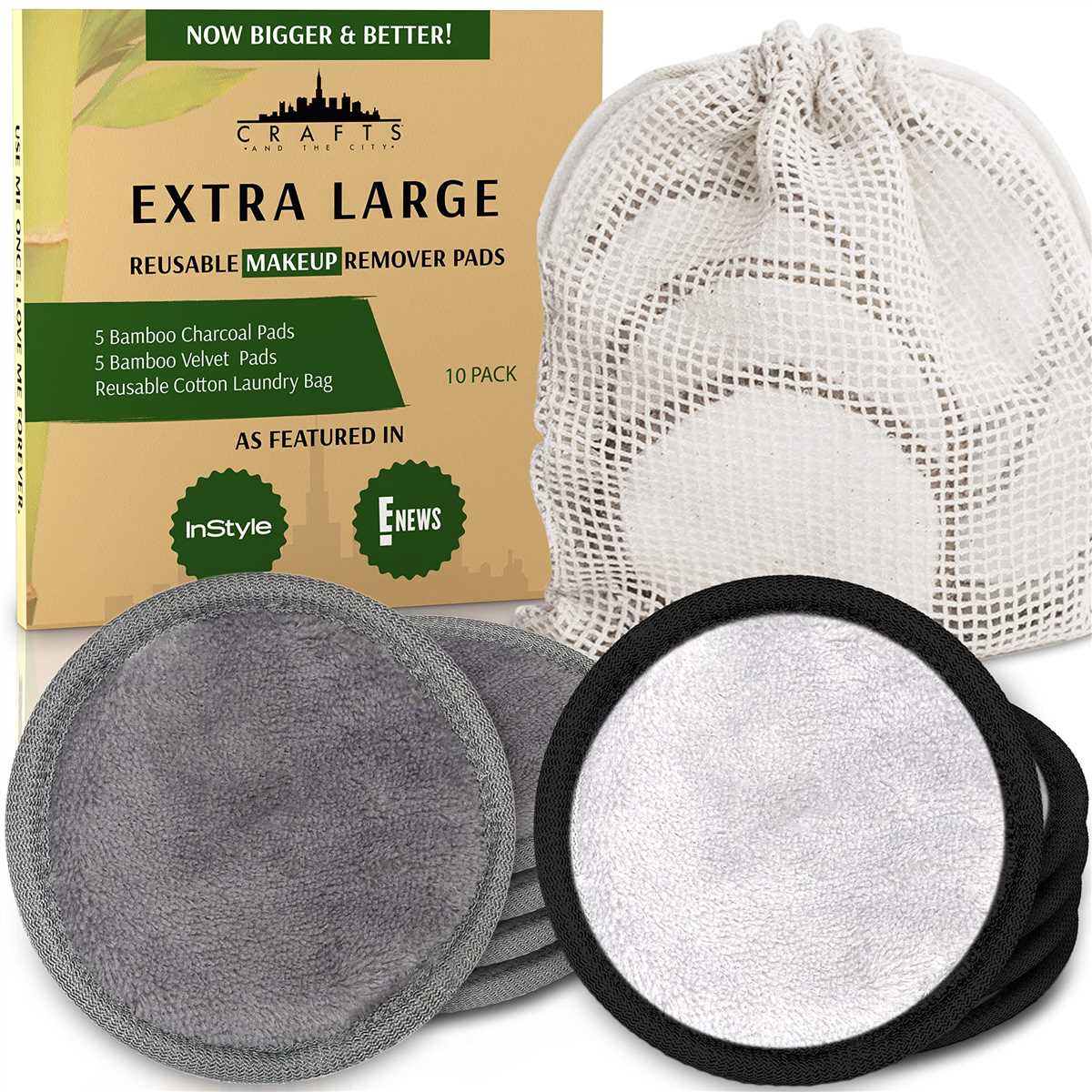 Knitted makeup remover pads pattern