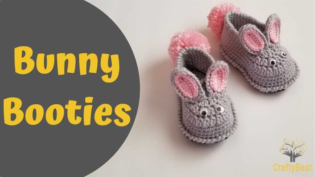 Knitted bunny slippers pattern free