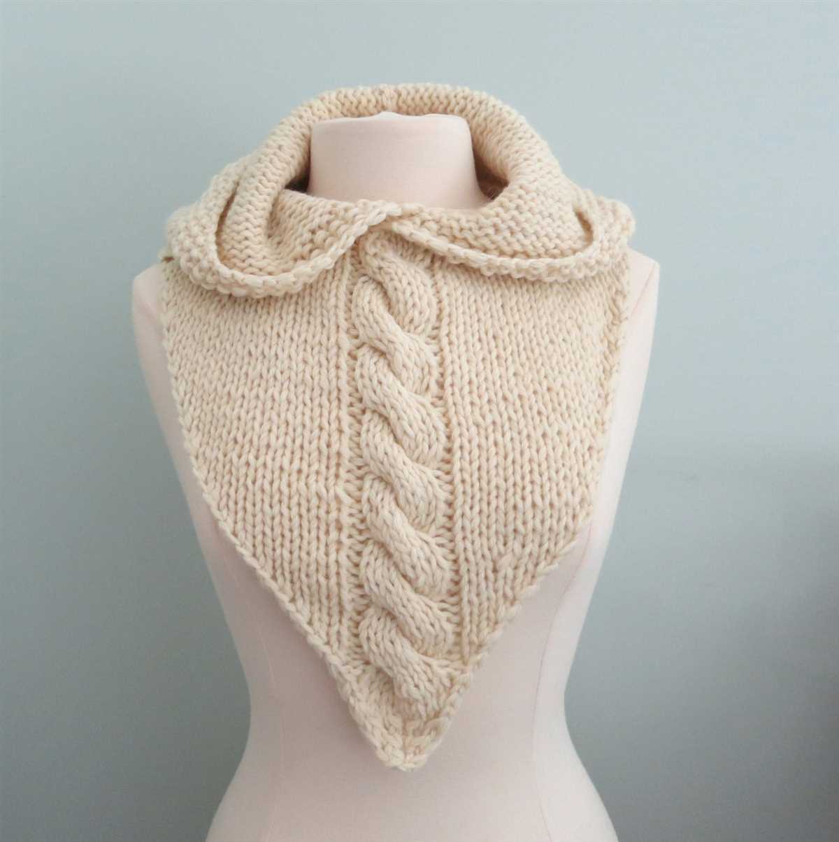 Bandana cowl knitting patterns